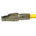 Field installable connector, RJ45 Cat.8 Class 1 AWG22 - 27, zinc alloy